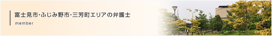 富士見市・ふじみ野市・三芳町エリアの弁護士